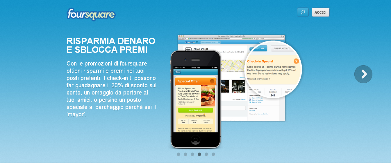 Fare marketing con Foursquare