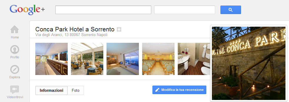 Pagine locali Google Sorrento