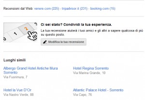 Recensioni sulle pagine locali di Google